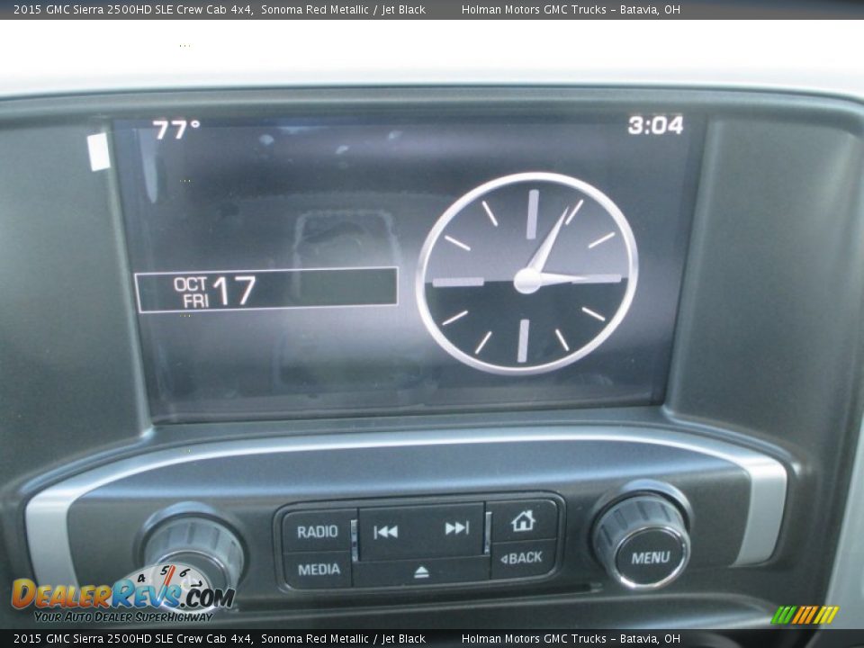 2015 GMC Sierra 2500HD SLE Crew Cab 4x4 Sonoma Red Metallic / Jet Black Photo #12