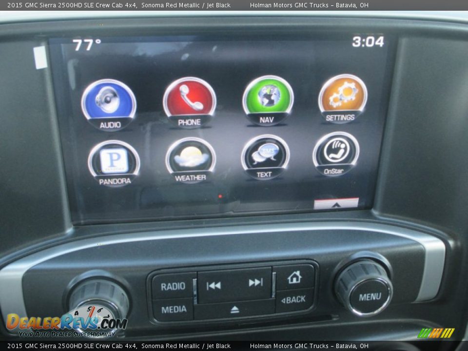 2015 GMC Sierra 2500HD SLE Crew Cab 4x4 Sonoma Red Metallic / Jet Black Photo #13