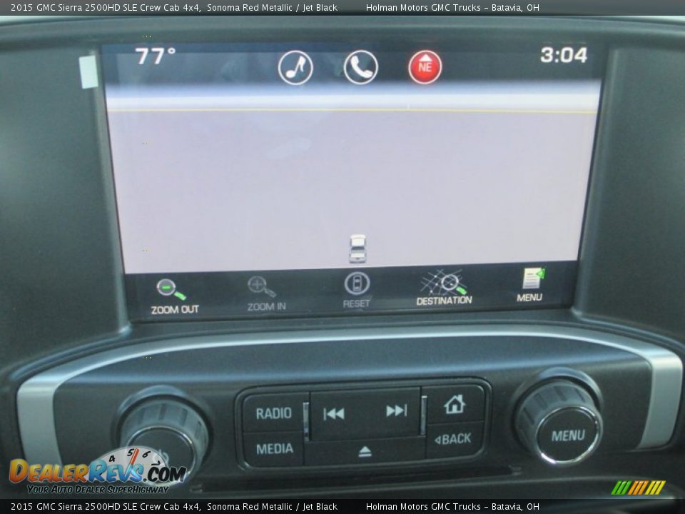2015 GMC Sierra 2500HD SLE Crew Cab 4x4 Sonoma Red Metallic / Jet Black Photo #14