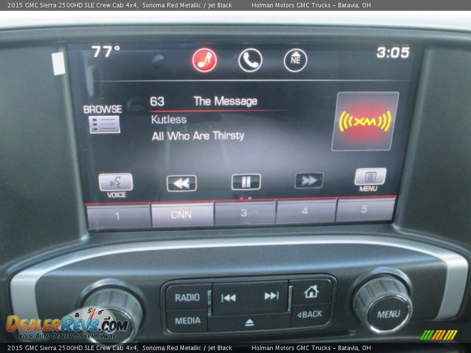 2015 GMC Sierra 2500HD SLE Crew Cab 4x4 Sonoma Red Metallic / Jet Black Photo #16