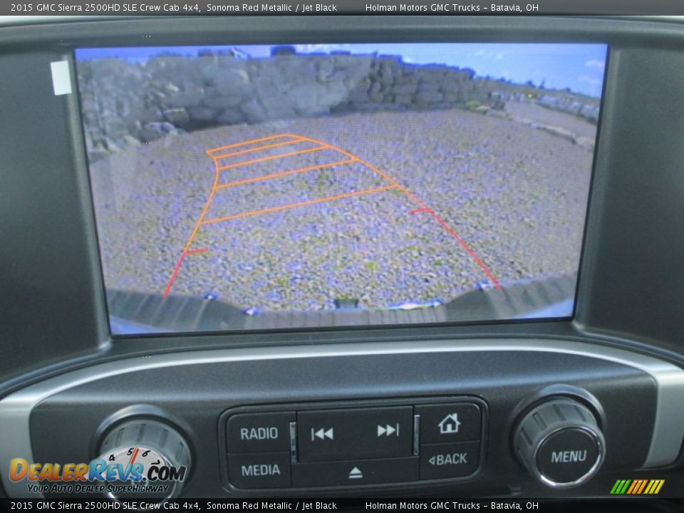 2015 GMC Sierra 2500HD SLE Crew Cab 4x4 Sonoma Red Metallic / Jet Black Photo #17