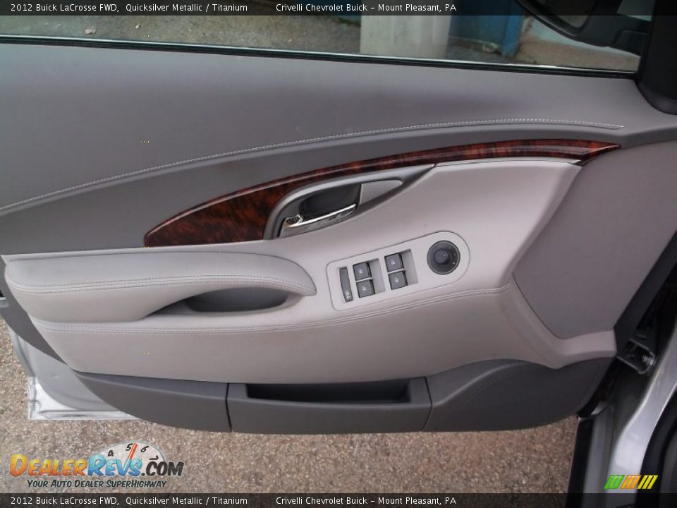 2012 Buick LaCrosse FWD Quicksilver Metallic / Titanium Photo #9