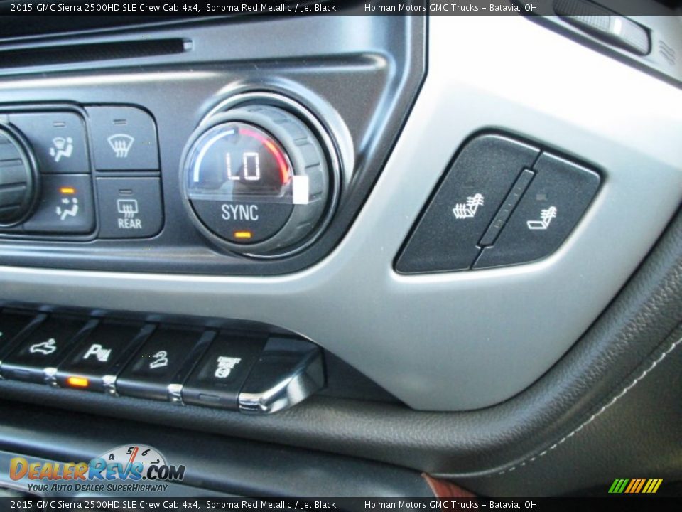 2015 GMC Sierra 2500HD SLE Crew Cab 4x4 Sonoma Red Metallic / Jet Black Photo #19