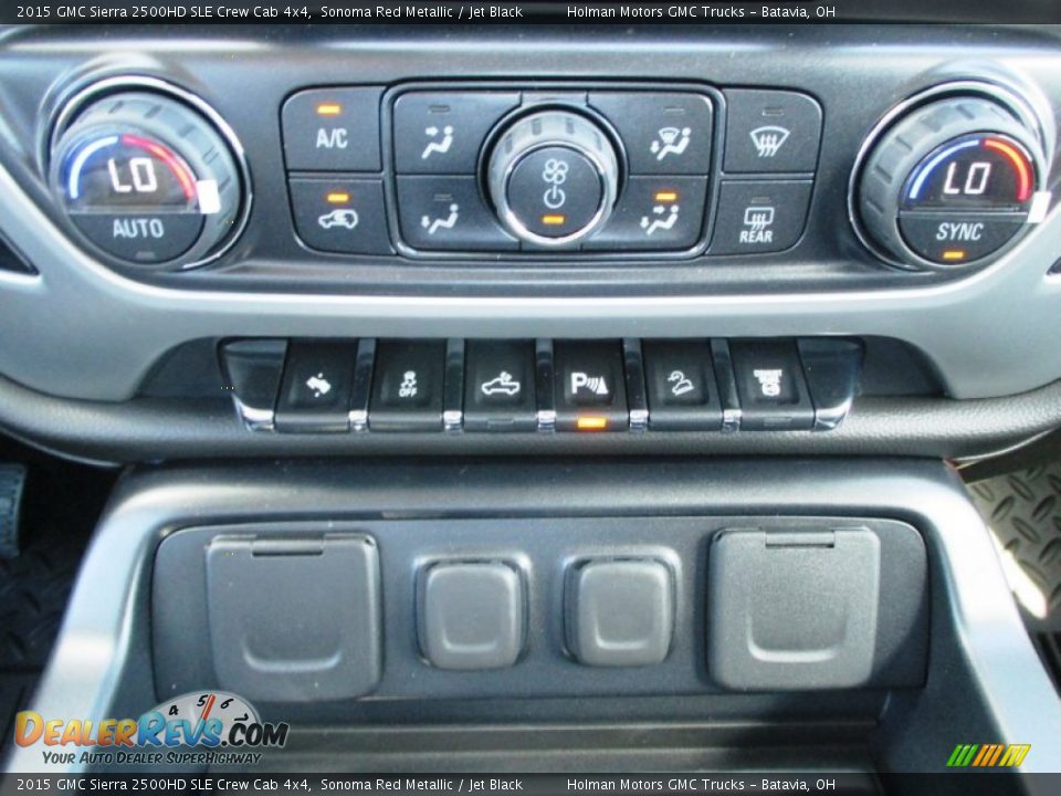 2015 GMC Sierra 2500HD SLE Crew Cab 4x4 Sonoma Red Metallic / Jet Black Photo #20