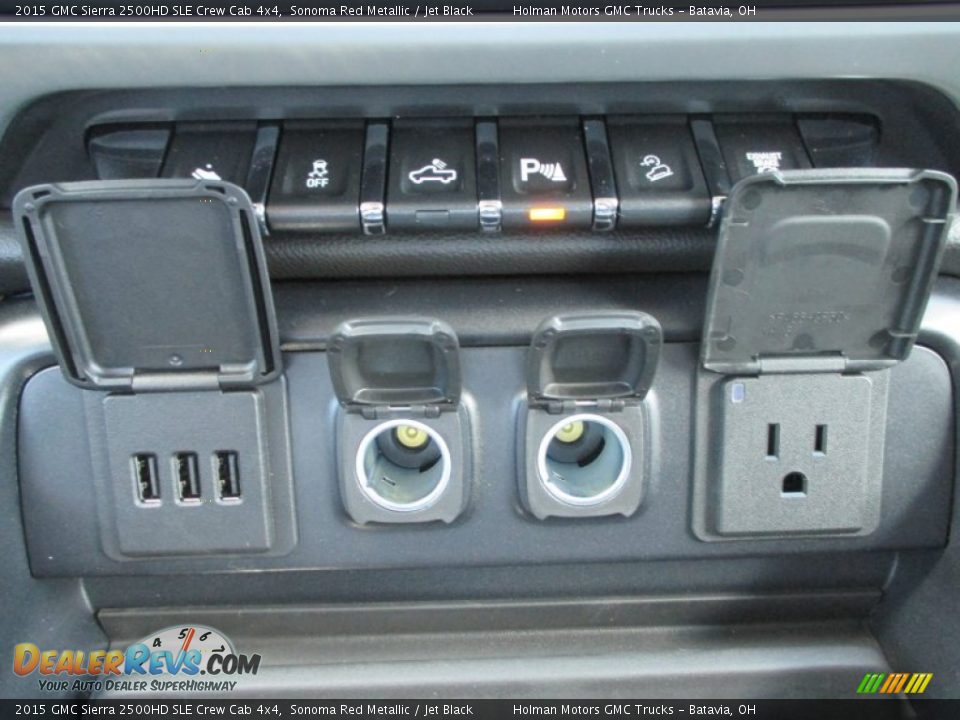 2015 GMC Sierra 2500HD SLE Crew Cab 4x4 Sonoma Red Metallic / Jet Black Photo #22