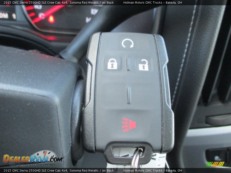 2015 GMC Sierra 2500HD SLE Crew Cab 4x4 Sonoma Red Metallic / Jet Black Photo #24