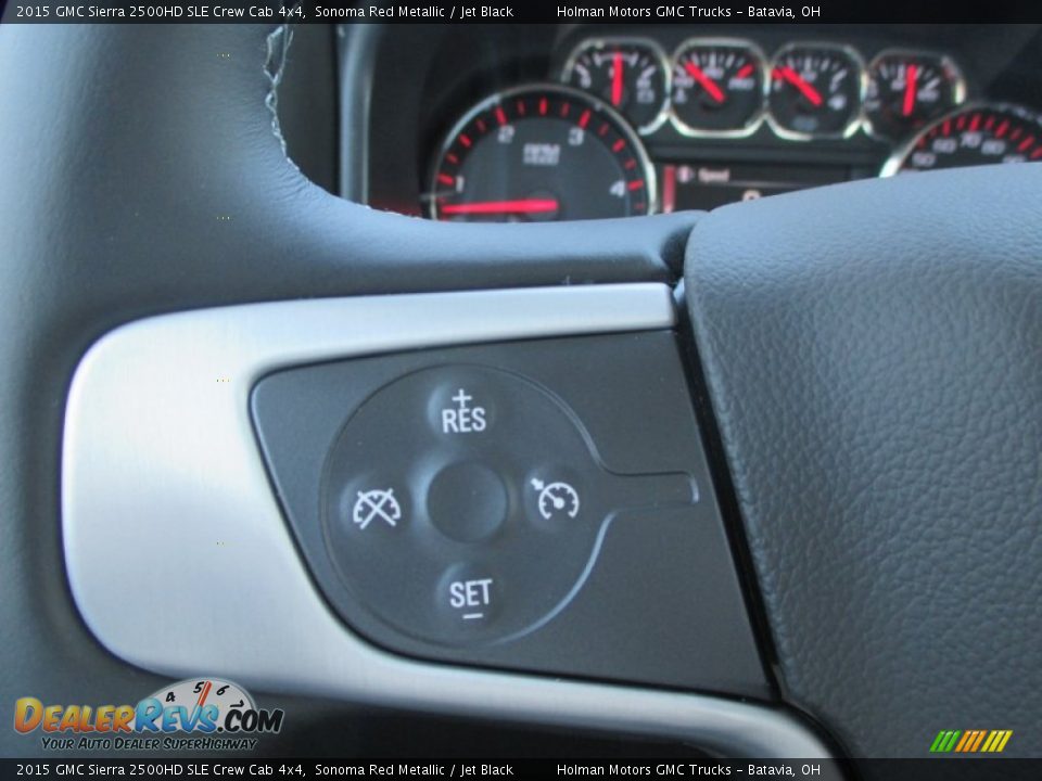 2015 GMC Sierra 2500HD SLE Crew Cab 4x4 Sonoma Red Metallic / Jet Black Photo #26