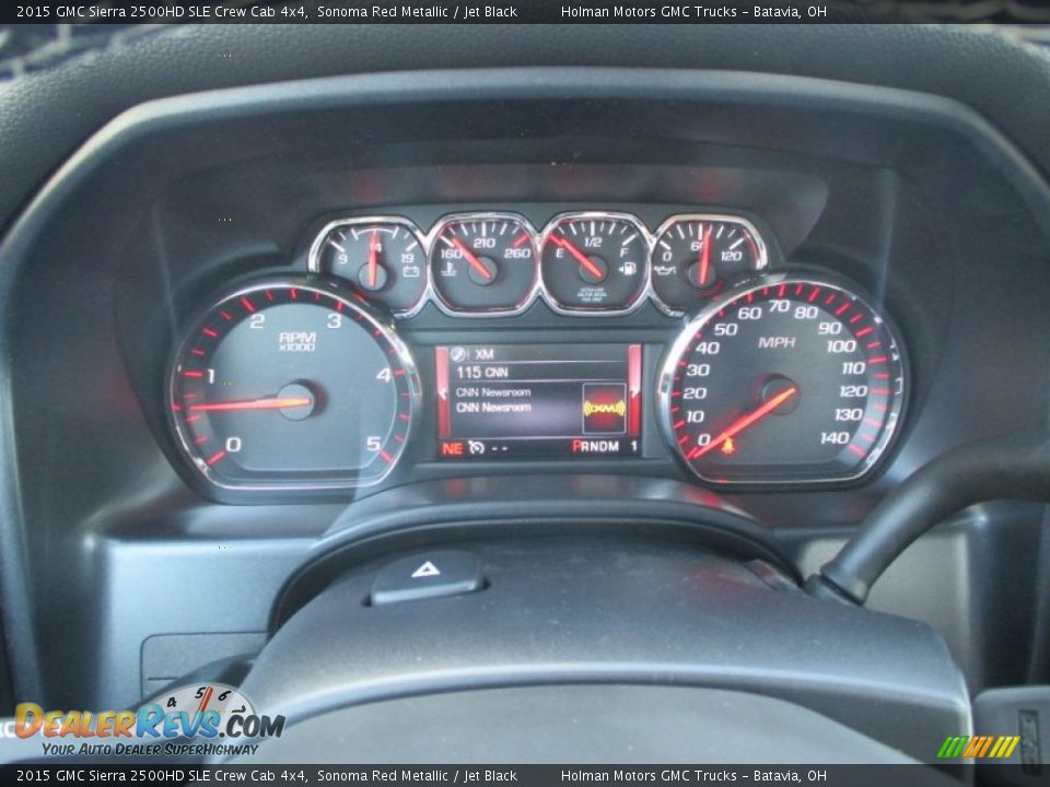 2015 GMC Sierra 2500HD SLE Crew Cab 4x4 Sonoma Red Metallic / Jet Black Photo #29