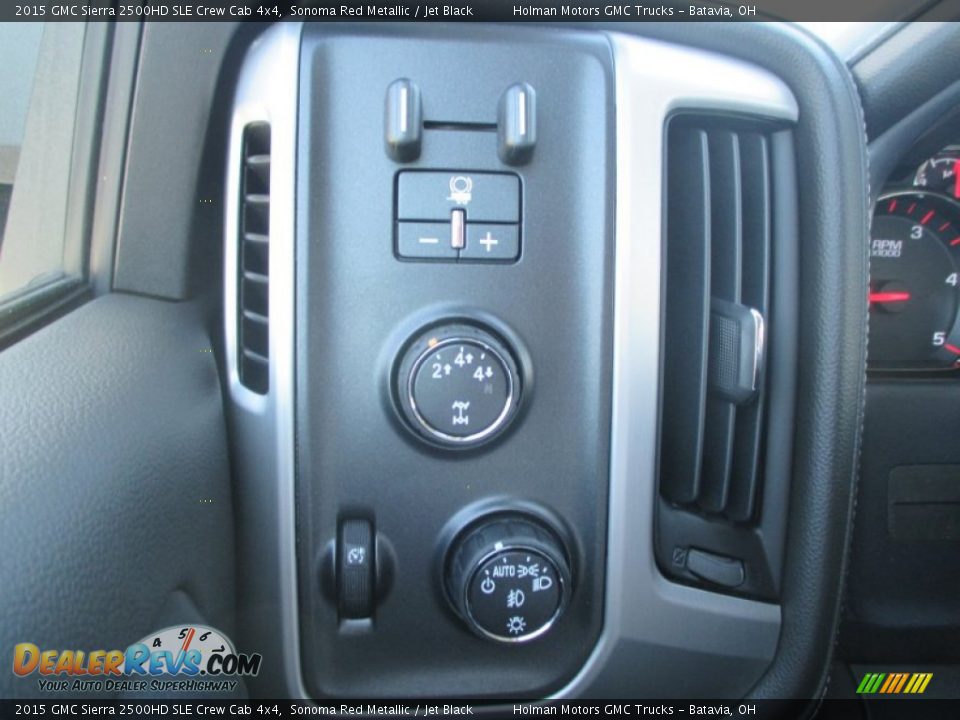 2015 GMC Sierra 2500HD SLE Crew Cab 4x4 Sonoma Red Metallic / Jet Black Photo #31