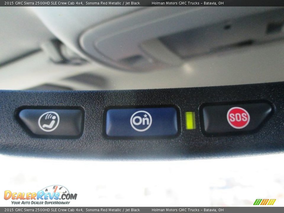 2015 GMC Sierra 2500HD SLE Crew Cab 4x4 Sonoma Red Metallic / Jet Black Photo #33