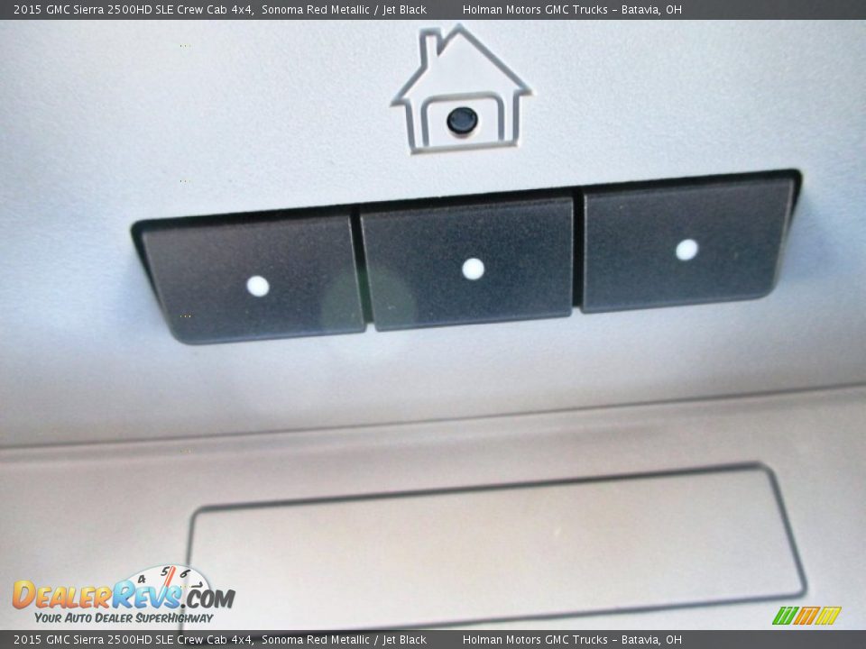 2015 GMC Sierra 2500HD SLE Crew Cab 4x4 Sonoma Red Metallic / Jet Black Photo #34