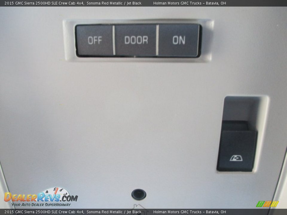 2015 GMC Sierra 2500HD SLE Crew Cab 4x4 Sonoma Red Metallic / Jet Black Photo #35
