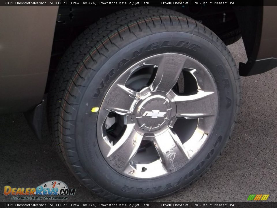 2015 Chevrolet Silverado 1500 LT Z71 Crew Cab 4x4 Brownstone Metallic / Jet Black Photo #3