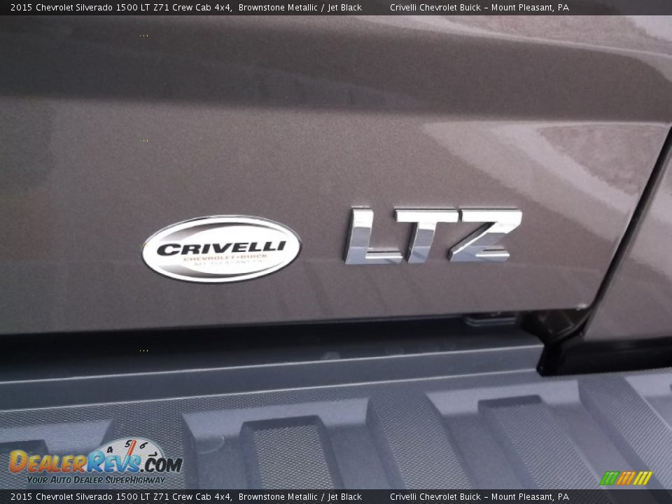 2015 Chevrolet Silverado 1500 LT Z71 Crew Cab 4x4 Brownstone Metallic / Jet Black Photo #9