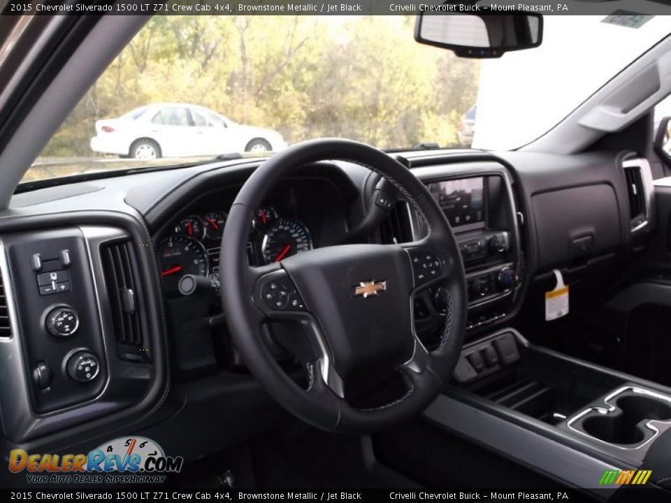 2015 Chevrolet Silverado 1500 LT Z71 Crew Cab 4x4 Brownstone Metallic / Jet Black Photo #10