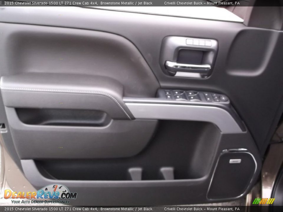 2015 Chevrolet Silverado 1500 LT Z71 Crew Cab 4x4 Brownstone Metallic / Jet Black Photo #12