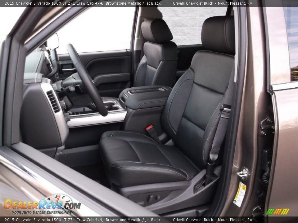Front Seat of 2015 Chevrolet Silverado 1500 LT Z71 Crew Cab 4x4 Photo #14