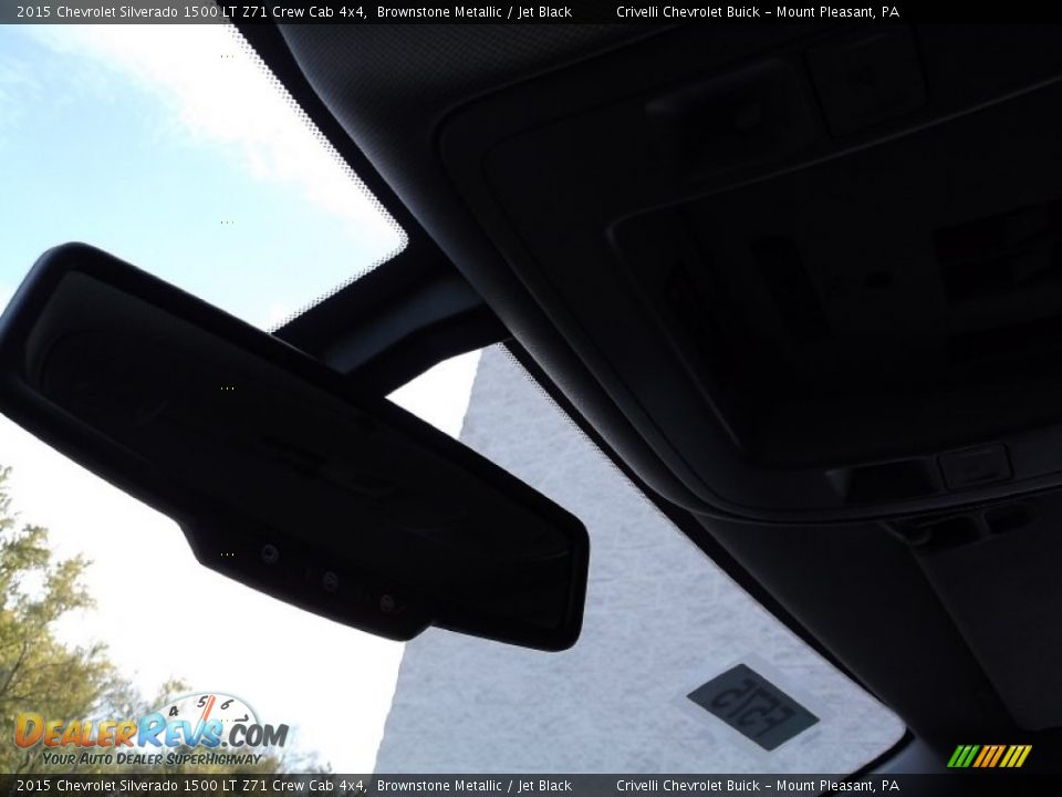 2015 Chevrolet Silverado 1500 LT Z71 Crew Cab 4x4 Brownstone Metallic / Jet Black Photo #21