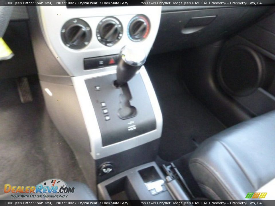 2008 Jeep Patriot Sport 4x4 Brilliant Black Crystal Pearl / Dark Slate Gray Photo #17