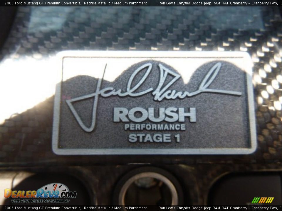 2005 Ford Mustang GT Premium Convertible Redfire Metallic / Medium Parchment Photo #16
