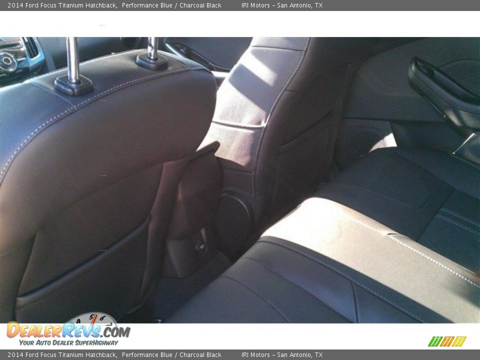 2014 Ford Focus Titanium Hatchback Performance Blue / Charcoal Black Photo #19