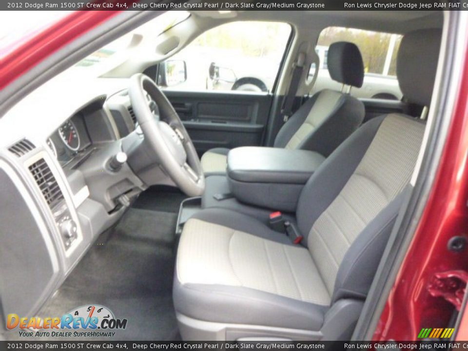 2012 Dodge Ram 1500 ST Crew Cab 4x4 Deep Cherry Red Crystal Pearl / Dark Slate Gray/Medium Graystone Photo #10