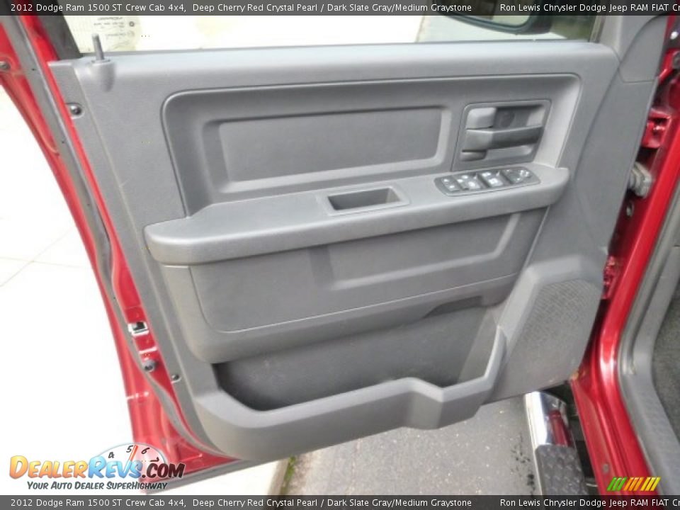 2012 Dodge Ram 1500 ST Crew Cab 4x4 Deep Cherry Red Crystal Pearl / Dark Slate Gray/Medium Graystone Photo #11