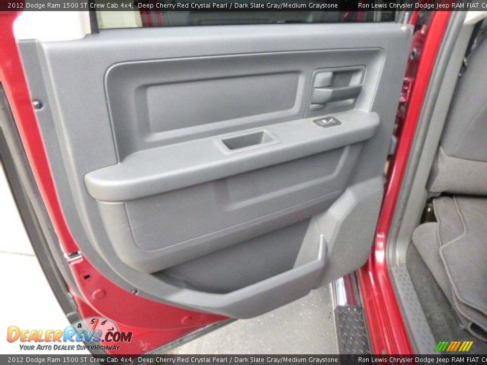 2012 Dodge Ram 1500 ST Crew Cab 4x4 Deep Cherry Red Crystal Pearl / Dark Slate Gray/Medium Graystone Photo #13