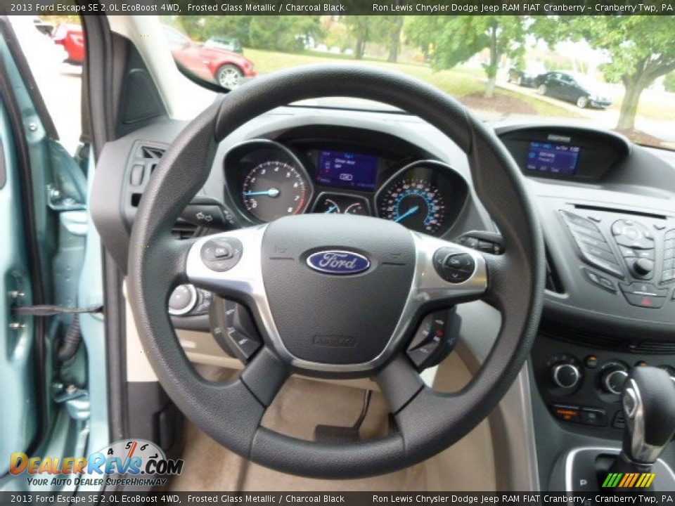 2013 Ford Escape SE 2.0L EcoBoost 4WD Frosted Glass Metallic / Charcoal Black Photo #18