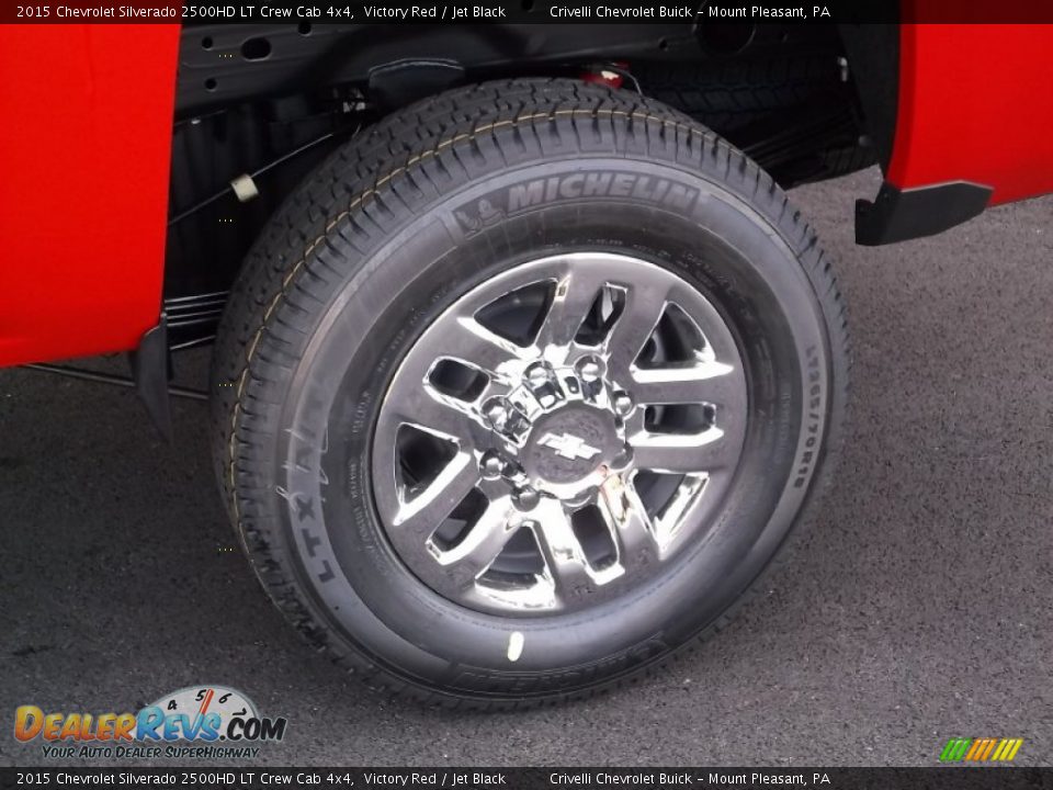 2015 Chevrolet Silverado 2500HD LT Crew Cab 4x4 Victory Red / Jet Black Photo #3