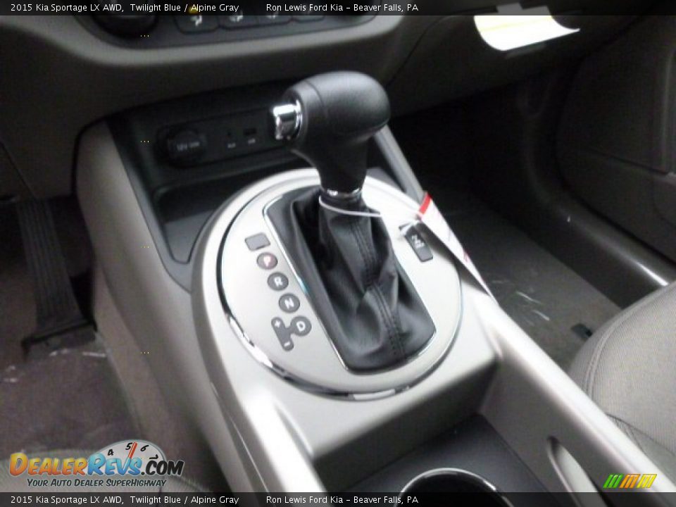 2015 Kia Sportage LX AWD Twilight Blue / Alpine Gray Photo #18