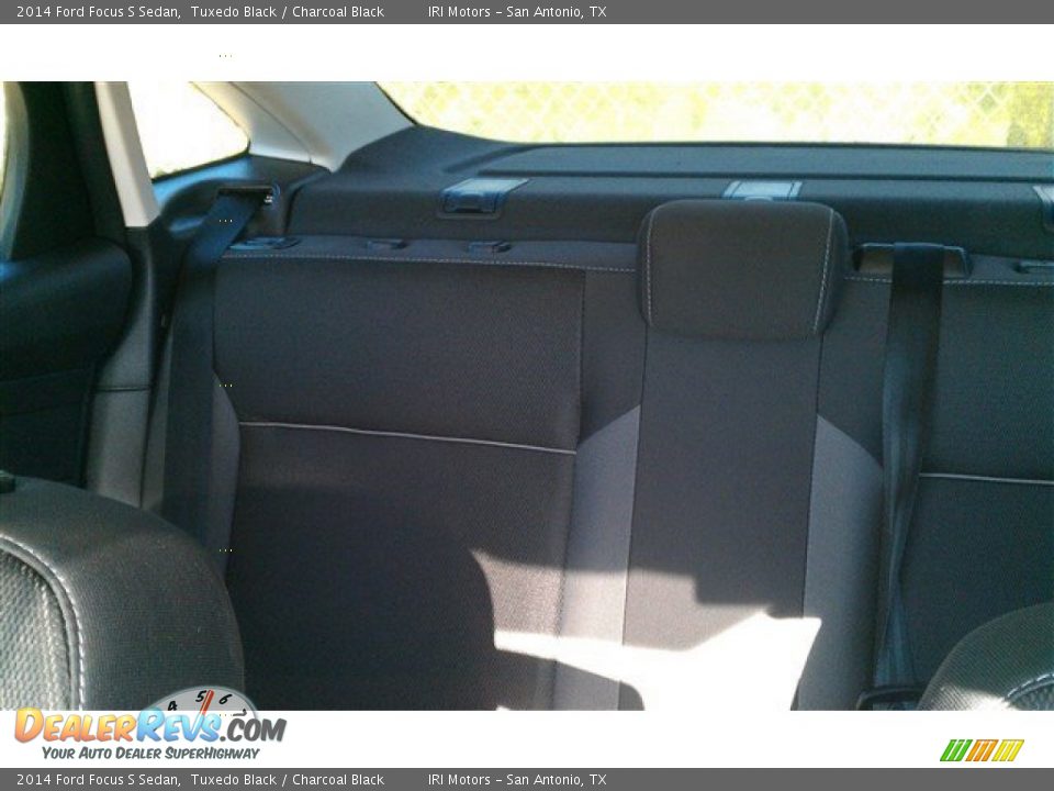 2014 Ford Focus S Sedan Tuxedo Black / Charcoal Black Photo #19
