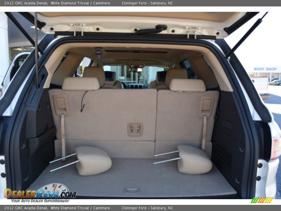 2012 GMC Acadia Denali White Diamond Tricoat / Cashmere Photo #12