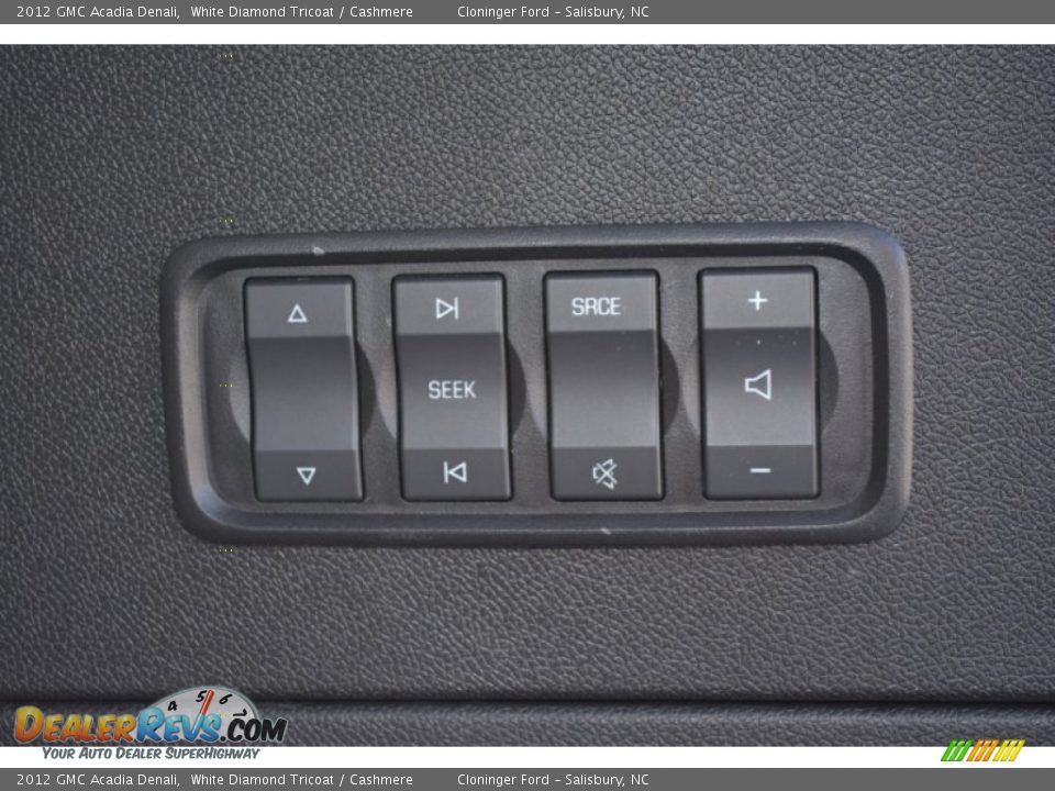 2012 GMC Acadia Denali White Diamond Tricoat / Cashmere Photo #14