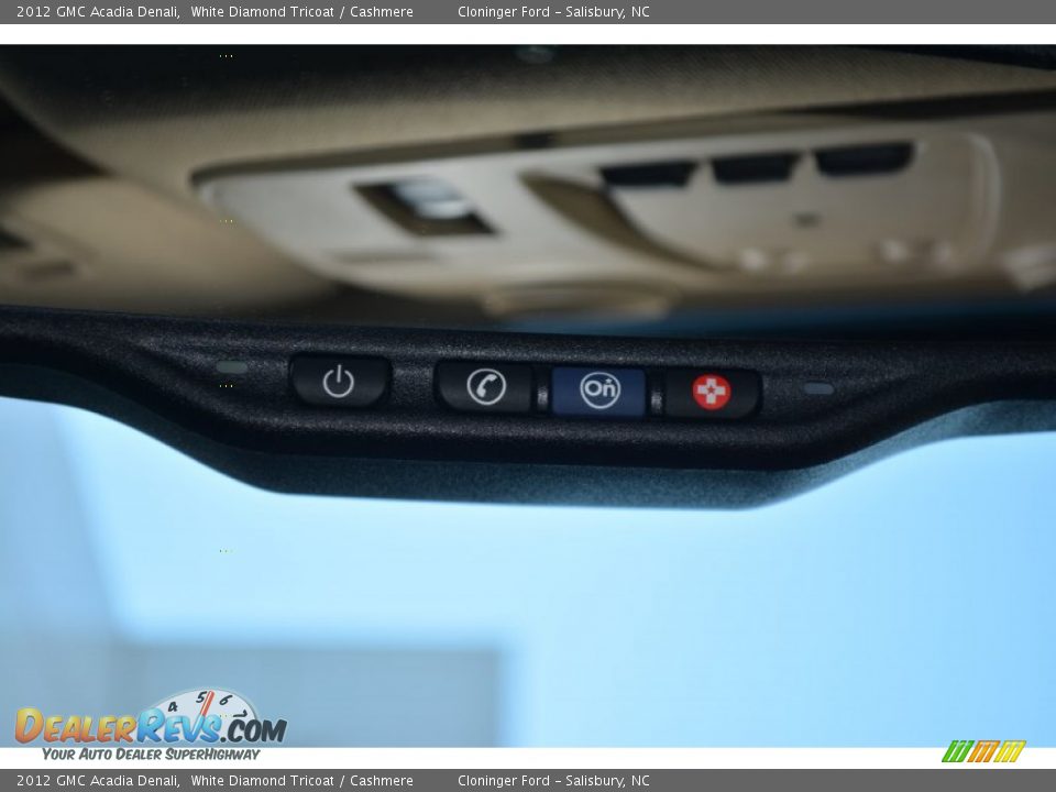 2012 GMC Acadia Denali White Diamond Tricoat / Cashmere Photo #29