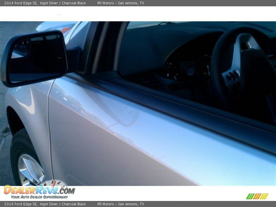 2014 Ford Edge SE Ingot Silver / Charcoal Black Photo #23