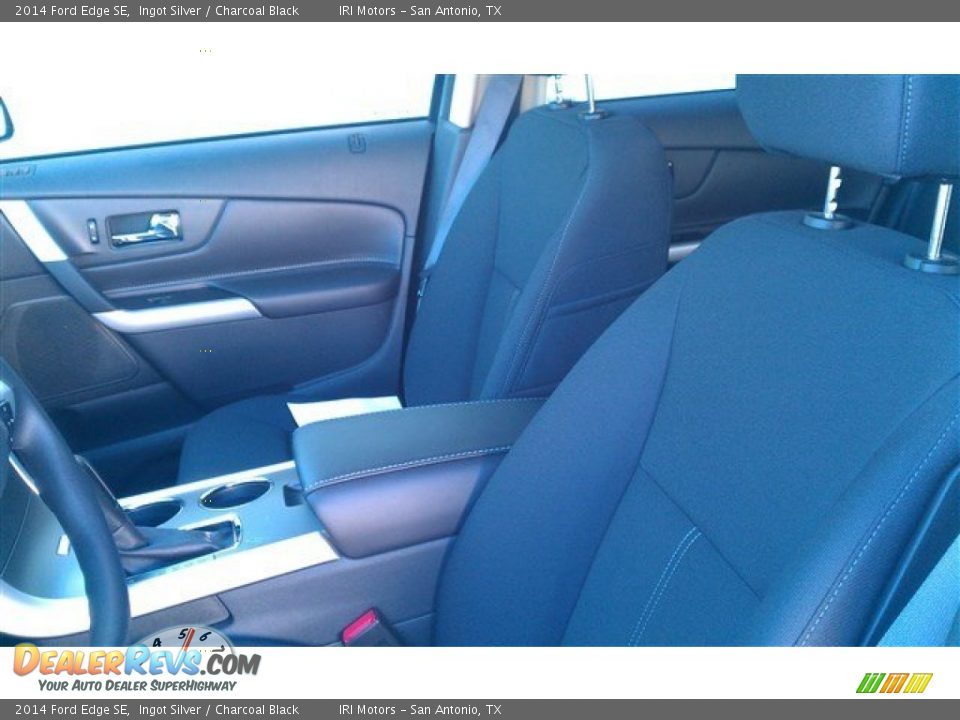 2014 Ford Edge SE Ingot Silver / Charcoal Black Photo #26