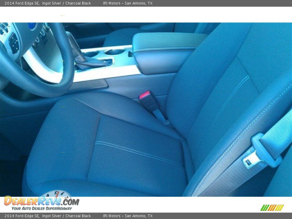 2014 Ford Edge SE Ingot Silver / Charcoal Black Photo #29