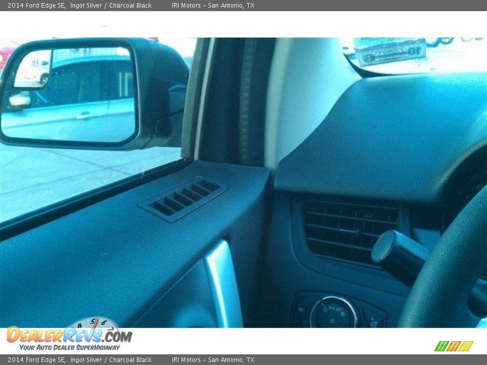 2014 Ford Edge SE Ingot Silver / Charcoal Black Photo #31