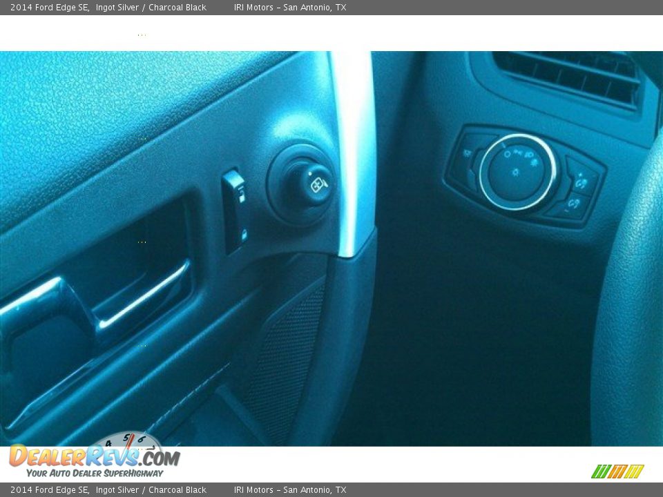 2014 Ford Edge SE Ingot Silver / Charcoal Black Photo #32