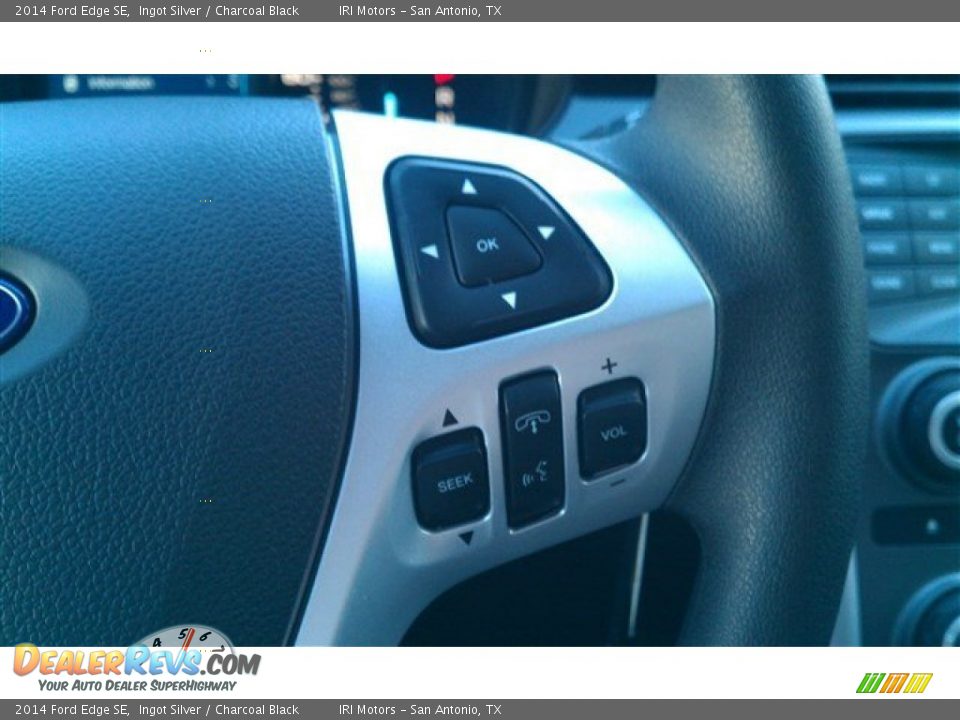 2014 Ford Edge SE Ingot Silver / Charcoal Black Photo #36