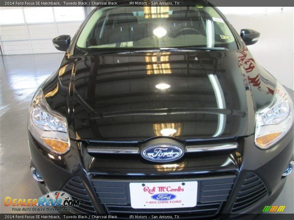 2014 Ford Focus SE Hatchback Tuxedo Black / Charcoal Black Photo #2
