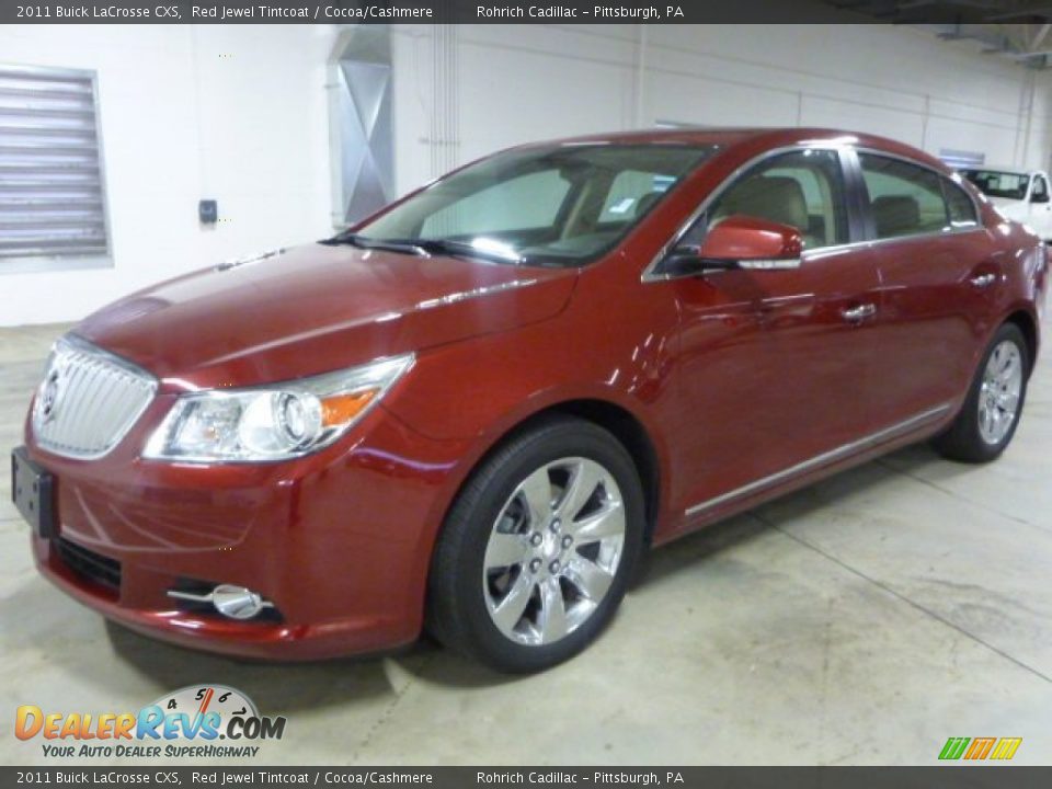 2011 Buick LaCrosse CXS Red Jewel Tintcoat / Cocoa/Cashmere Photo #1