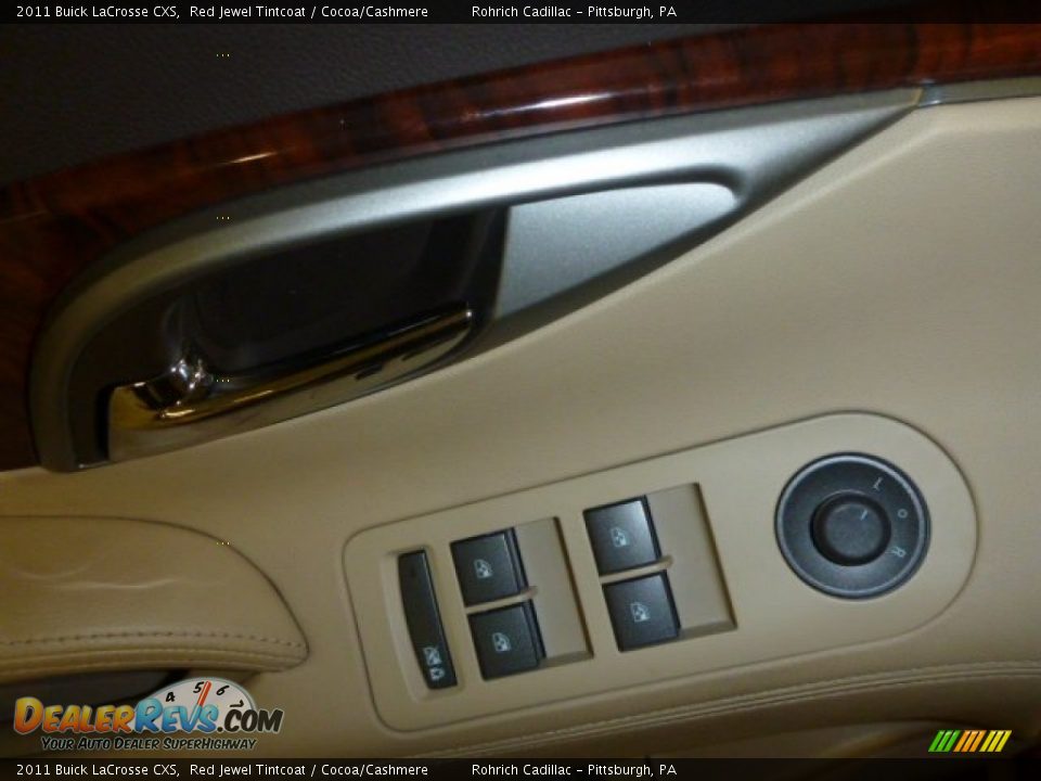 2011 Buick LaCrosse CXS Red Jewel Tintcoat / Cocoa/Cashmere Photo #2