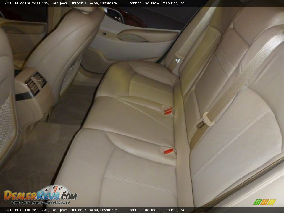 2011 Buick LaCrosse CXS Red Jewel Tintcoat / Cocoa/Cashmere Photo #5