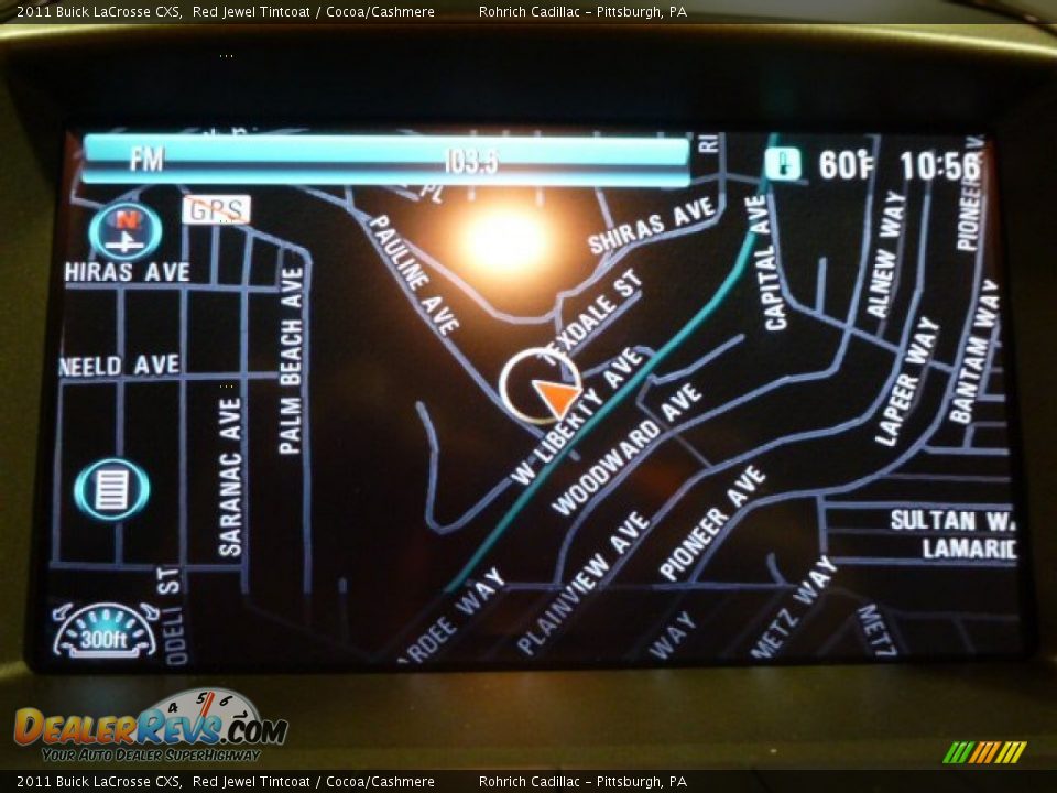 2011 Buick LaCrosse CXS Red Jewel Tintcoat / Cocoa/Cashmere Photo #7