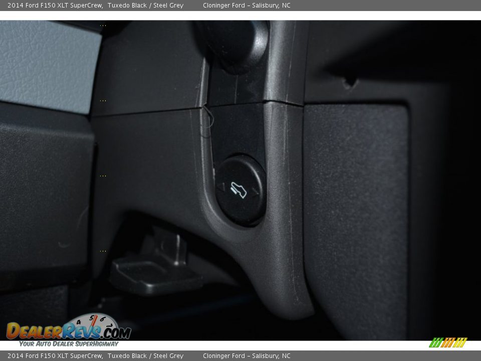 2014 Ford F150 XLT SuperCrew Tuxedo Black / Steel Grey Photo #21