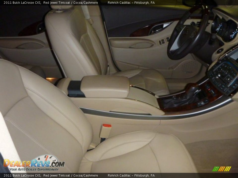2011 Buick LaCrosse CXS Red Jewel Tintcoat / Cocoa/Cashmere Photo #18