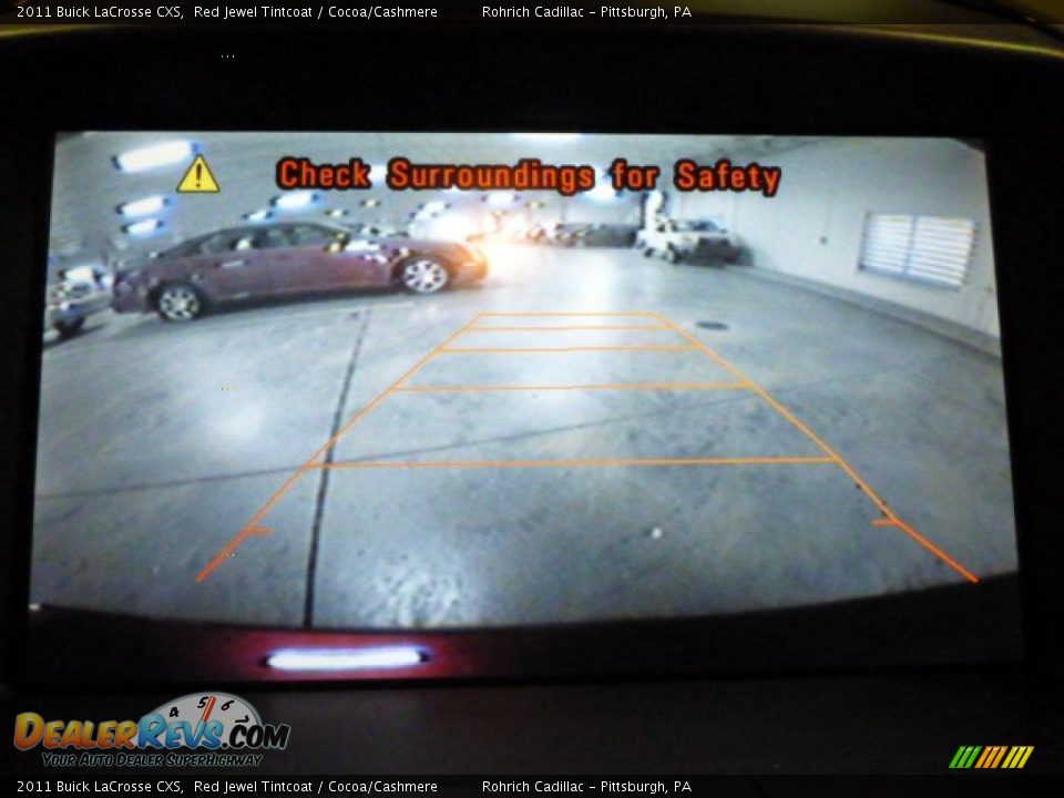 2011 Buick LaCrosse CXS Red Jewel Tintcoat / Cocoa/Cashmere Photo #22