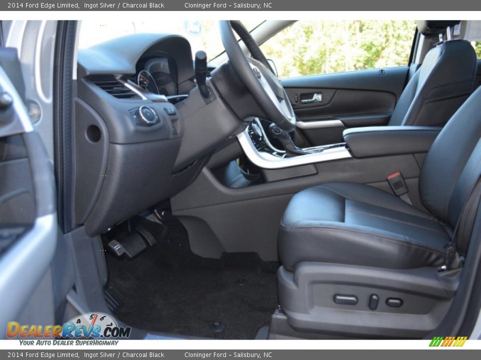 2014 Ford Edge Limited Ingot Silver / Charcoal Black Photo #6